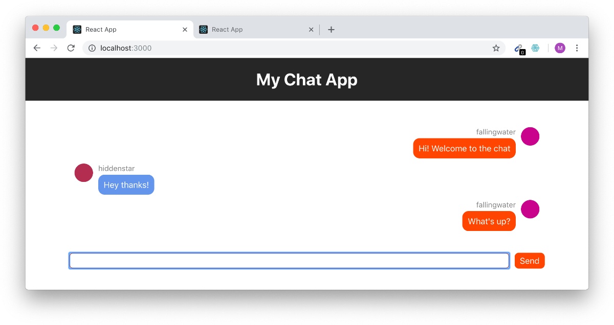 React Chat Window