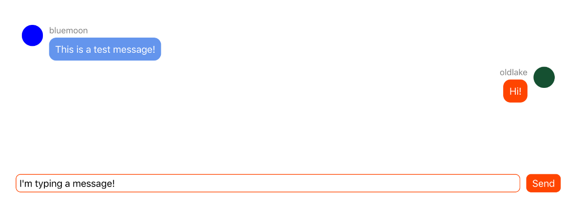 React First Working Chat