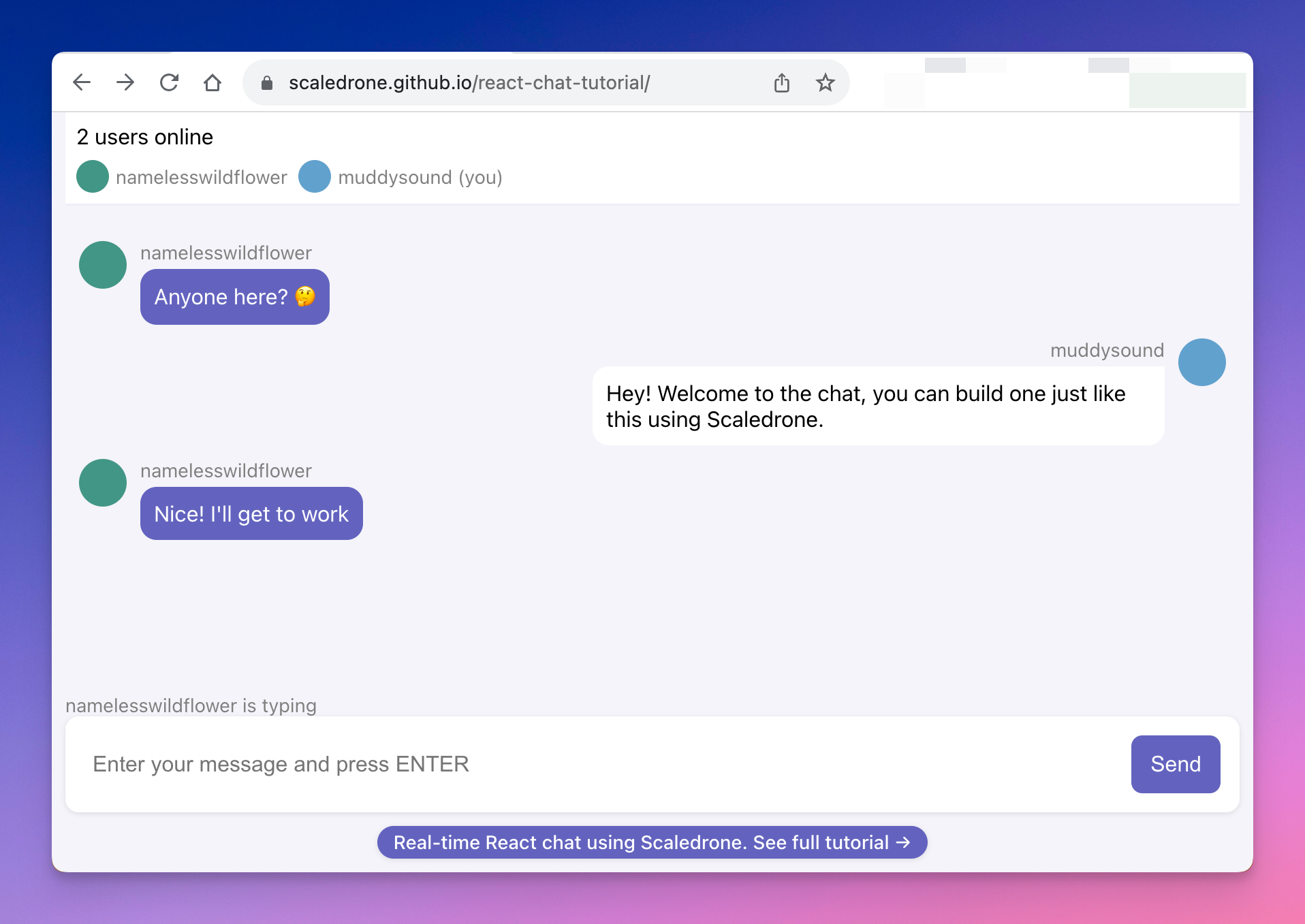 Tutorial: Build a React.js Chat App