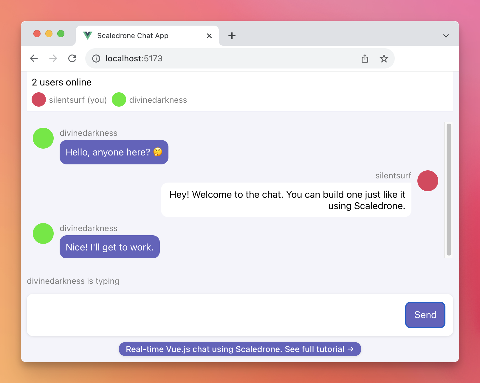 Vue.js Real-time Chat Tutorial